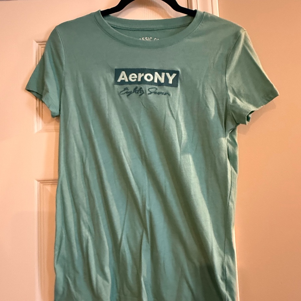 Aeropostale Classic Crew Tee in Teal
